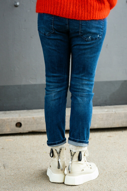 Boyfriend-Jeans "LEONA" - queen blue (ER06)