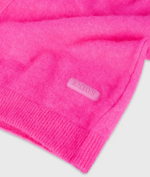 Oversized Strickpullover "AMELIA" neon pink (10D61)