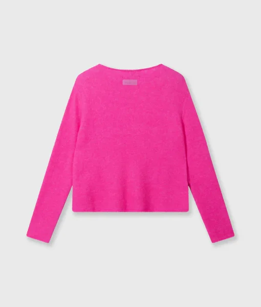 Soft Knit Sweater "CAITLYN" neon pink (10D95)