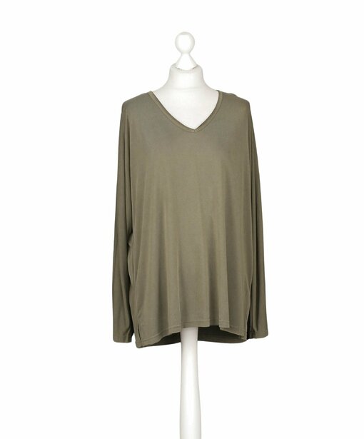 COZY WARE - Langarmshirt "TABEA" khaki (BA30)