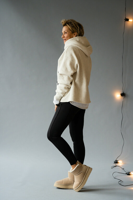 Scuba Fitted Pants “VERENA” (10D82) / Statement Hoodie “ELIN” (10D106)