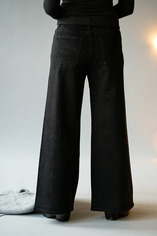 Funkelnde Jeans "KALEA SPARKLE" black (ER75)