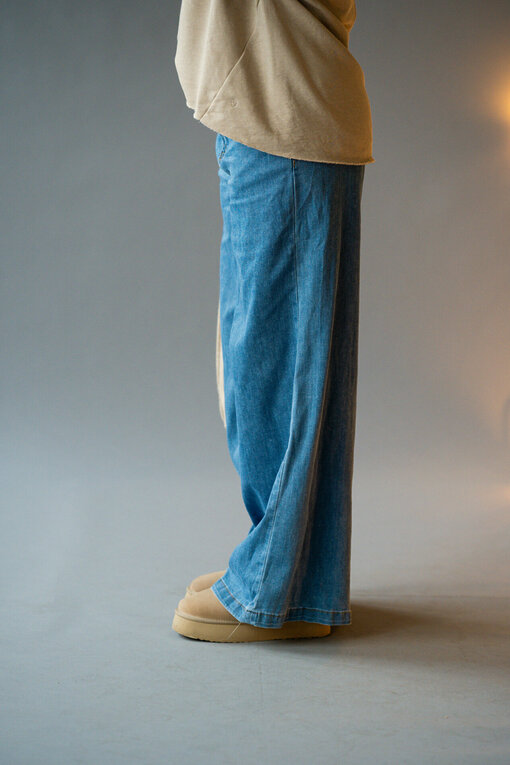 Leichte Jeans Wide Leg "AVERY" (H03)