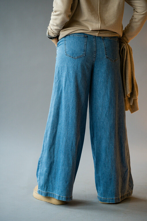 Leichte Jeans Wide Leg "AVERY" (H03)