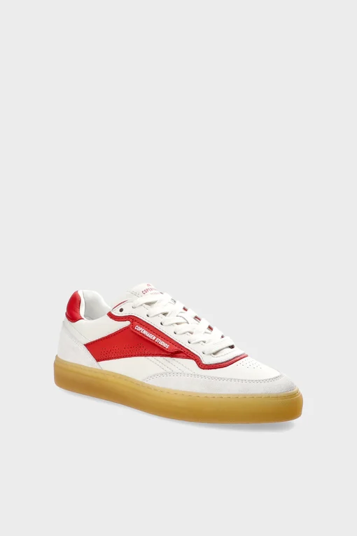 Low - Top Sneaker "AIKA" white/red (CPH23)