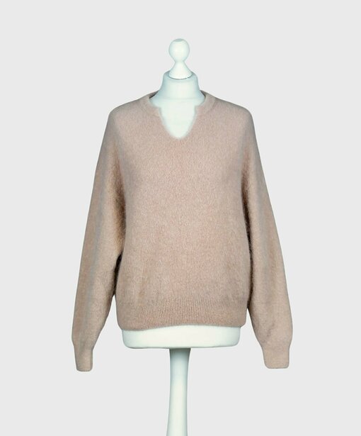 Feinstrick Pullover "GABY" nude (GW43)