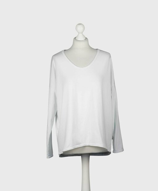 Langarm - Shirt "SASKIA SMALL" weiß (BA21)