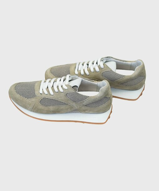 Mesh Sneaker "CELL" - beige (KS03)