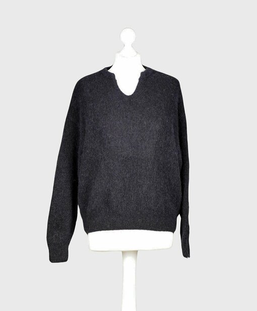 Feinstrick Pullover "GABY" schwarz (GW43)