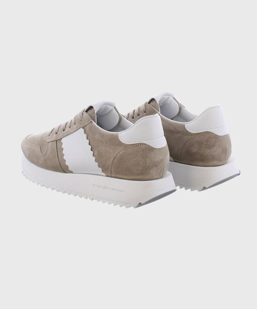 Lässiger Sneaker "FLASH" - beige/weiß (KS02)