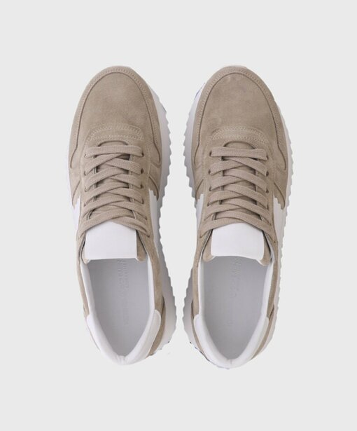 Lässiger Sneaker "FLASH" - beige/weiß (KS02)