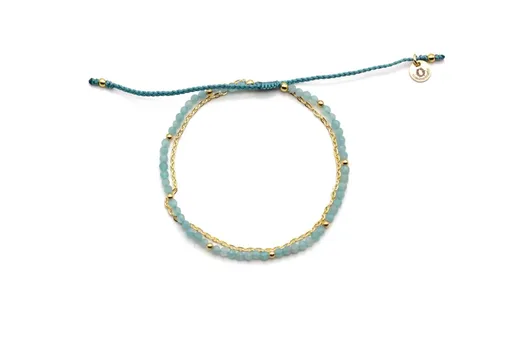 Armband "AIRY CHAIN AMAZONITE" (SSK145)