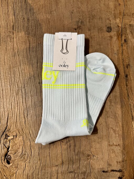 Stylische Socken "LOVE" pastel neon lemon (OOL04)