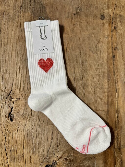 Stylische Socken "GLITTER LOVE" icon glitter love red (OOL01)