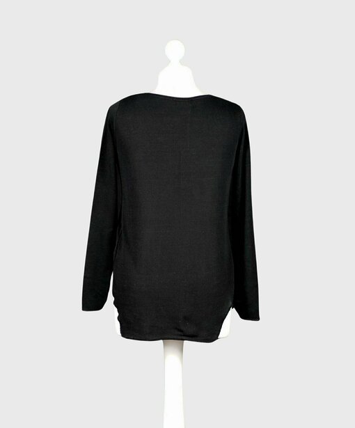 Weiches Langarmshirt "AVA" black(CC20)