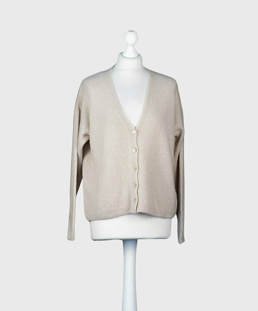 Kuschelige Strickjacke "VIORELLA" beige (GW200)