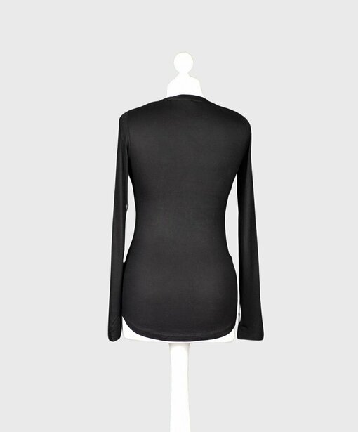 Softes Langarmshirt "LOLA" black (WB04)