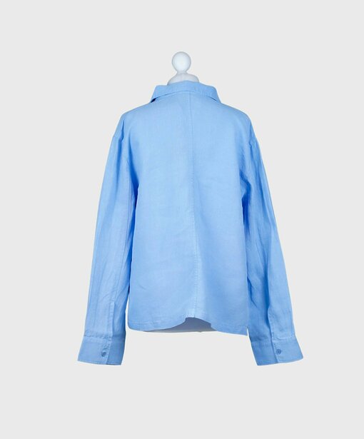 Oversized Schlupfbluse "VERENICE" soft blue (ER01)