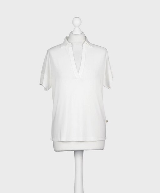 Blusen Kurzarmshirt "YAISA" offwhite (HL05)